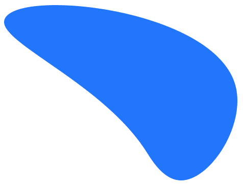 Abstract Blue Hero Topper